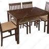 Обеденная группа Luar (Луар) (стол и 4 стула)