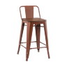 Полубарный стул Tolix Wood LB Dark (Толикс Вуд ЛБ Дарк)